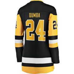 Matt Dumba Pittsburgh Penguins Fanatics Women's Home Breakaway Jersey - Black - NHL