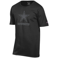 Dallas Cowboys Champion Tonal Logo T-Shirt Black | NFL