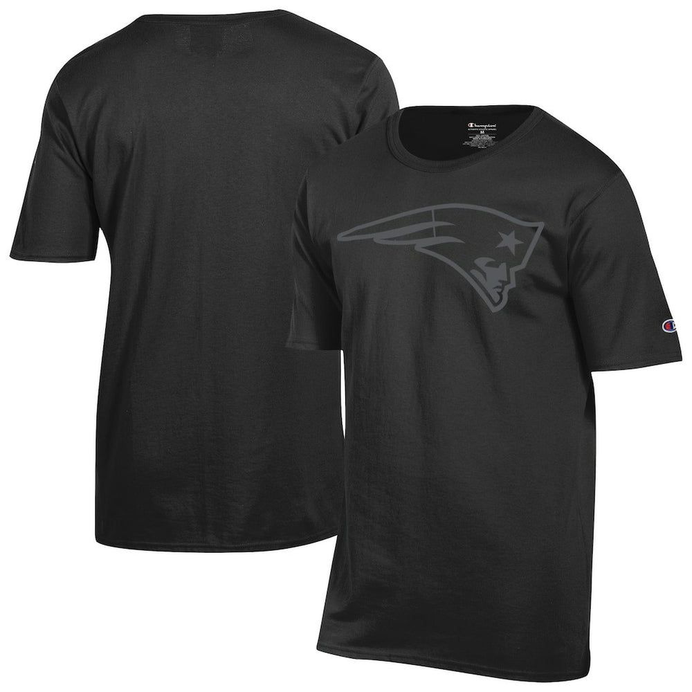 New England Patriots Champion Tonal Logo T-Shirt Black | NFL