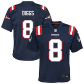 Stefon Diggs New England Patriots Youth Team Game Jersey Navy | Nike for Sale