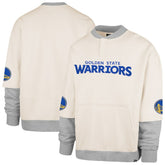 Golden State Warriors '47 Crossover Collection Trifecta Double Layered Fleece Sweatshirt Cream - NBA