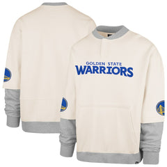 Golden State Warriors '47 Crossover Collection Trifecta Double Layered Fleece Sweatshirt Cream - NBA