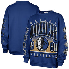 Dallas Mavericks '47 Women's Go Big Oversized Sweatshirt Blue - NBA