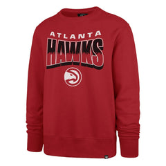 Atlanta Hawks '47 Unisex Brush By Headline Crewneck Sweatshirt Red - NBA