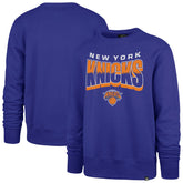 New York Knicks '47 Unisex Brush By Headline Crewneck Sweatshirt Blue - NBA