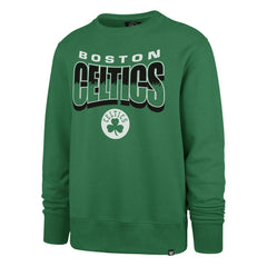 Boston Celtics '47 Unisex Brush By Headline Crewneck Sweatshirt Kelly Green - NBA