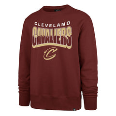 Cleveland Cavaliers '47 Unisex Brush By Headline Crewneck Sweatshirt Wine - NBA