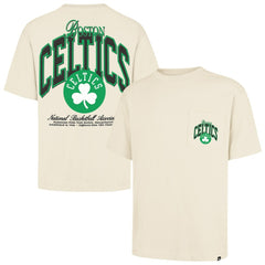 Boston Celtics '47 Unisex Crossover Collection Foundation Pocket T-Shirt Cream - NBA