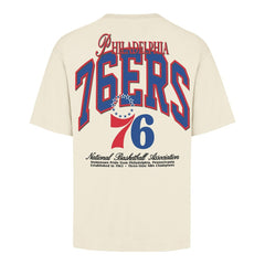 Philadelphia 76ers '47 Unisex Crossover Collection Foundation Pocket T-Shirt Cream - NBA