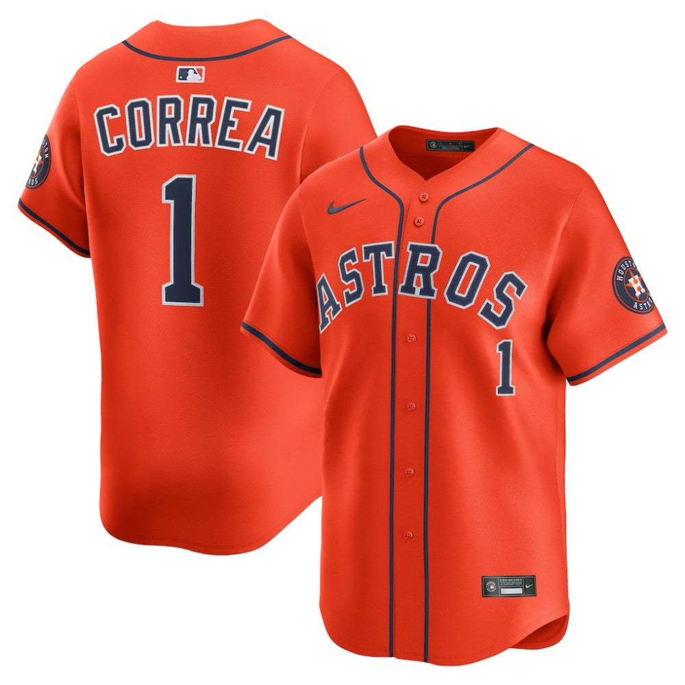 Carlos Correa Houston Astros Nike Alternate Limited Player Jersey - MLB