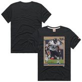 Ray Lewis Baltimore Ravens Homage Unisex NFL Topps Trading Card Tri-Blend T-Shirt Charcoal | NFL