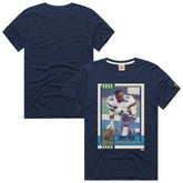 Emmitt Smith Dallas Cowboys Homage Unisex NFL Topps Trading Card Tri-Blend T-Shirt Navy | NFL