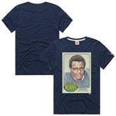 Walter Payton Chicago Bears Homage Unisex NFL Topps Trading Card Tri-Blend T-Shirt Navy | NFL