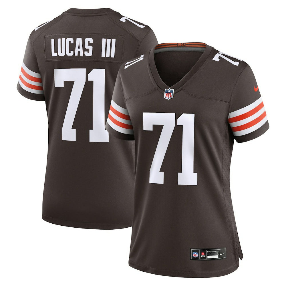 Cornelius Lucas Cleveland Browns Women's Team Game Jersey Brown | Nike for Sale