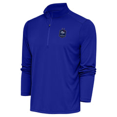 France National Team Antigua Statement Quarter-Zip Pullover Royal - FIFA World CUP