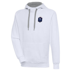 France National Team Antigua Takeover Pullover Hoodie White - FIFA World CUP