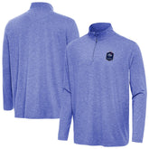 France National Team Antigua Master Quarter-Zip Pullover Heather Royal - FIFA World CUP