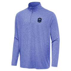 France National Team Antigua Master Quarter-Zip Pullover Heather Royal - FIFA World CUP