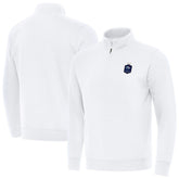 France National Team Antigua Landslide Quarter-Zip Pullover White - FIFA World CUP