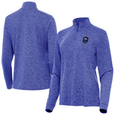 France National Team Antigua Women's Master Quarter-Zip Pullover Heather Royal - FIFA World CUP