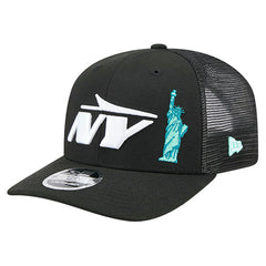 New York Jets New Era Liberty 9SEVENTY Adjustable Trucker Hat Black | NFL