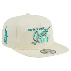 New York Jets New Era Liberty Golfer Adjustable Hat Cream | NFL