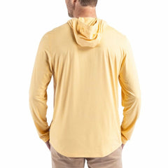 Arizona Cardinals Cutter & Buck Throwback Logo Coastline Epic Comfort Eco Recycled Long Sleeve Hoodie T-Shirt Yellow | NFL