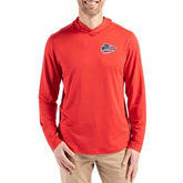 Kansas City Chiefs Cutter & Buck Americana Coastline Epic Comfort Eco Recycled Long Sleeve Hoodie T-Shirt Red | NFL