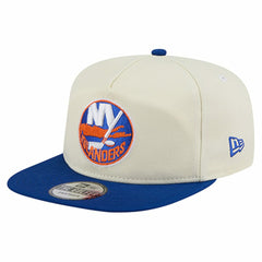 New York Islanders New Era Golfer Adjustable Hat - Cream - NHL
