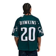 Brian Dawkins Philadelphia Eagles x Golf Wang Unisex 1996 Legacy Fashion Jersey Midnight Green | Mitchell & Ness