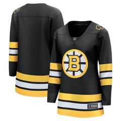 Boston Bruins Fanatics Women's Anniversary Home Breakaway Jersey - Black - NHL