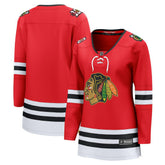 Chicago Blackhawks Fanatics Women's Centennial Breakaway Jersey - Red - NHL