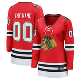 Chicago Blackhawks Fanatics Women's Centennial Breakaway Custom Jersey - Red - NHL
