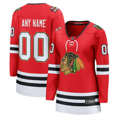Chicago Blackhawks Fanatics Women's Centennial Breakaway Custom Jersey - Red - NHL