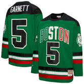 Kevin Garnett Boston Celtics Unisex Maxxed Out Fashion Hockey Jersey Kelly Green - NBA