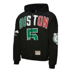 Kevin Garnett Boston Celtics Unisex Hardwood Classics Maxxed Out Full-Zip Hoodie Black - NBA