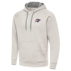 Oklahoma City Thunder Antigua Victory Pullover Hoodie Cream - NBA