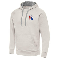 Philadelphia 76ers Antigua Victory Pullover Hoodie Cream - NBA