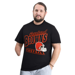 Cleveland Browns G-III Sports by Carl Banks Adaptive Headliner Graphic T-Shirt Black | NFL