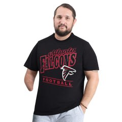 Atlanta Falcons G-III Sports by Carl Banks Adaptive Headliner Graphic T-Shirt Black | NFL