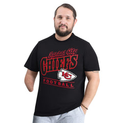 Kansas City Chiefs G-III Sports by Carl Banks Adaptive Headliner Graphic T-Shirt Black | NFL