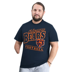 Chicago Bears G-III Sports by Carl Banks Adaptive Headliner Graphic T-Shirt Navy | NFL