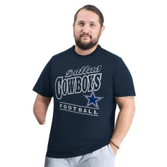 Dallas Cowboys G-III Sports by Carl Banks Adaptive Headliner Graphic T-Shirt Navy | NFL