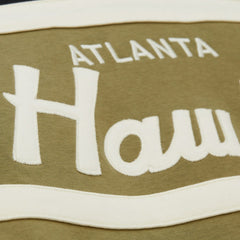 Atlanta Hawks Double Clutch Head Coach Hoodie Olive/Black - NBA