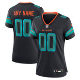 Miami Dolphins Women's 2025 Rivalries Collection Custom Game Jersey Pitch Blue | Nike for Sale