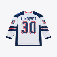 Henrik Lundqvist New York Rangers Mitchell & Ness 2014 NHL Stadium Series Power Play Jersey - White - NHL