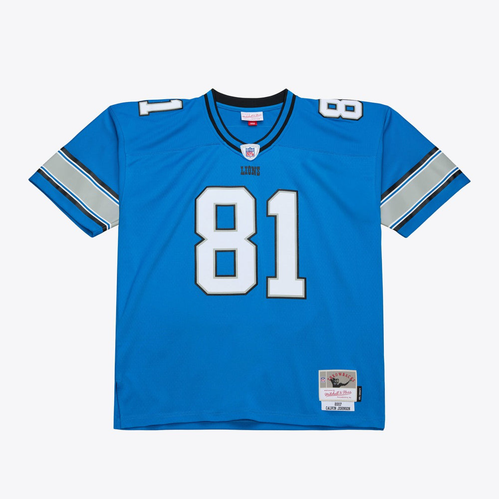 Calvin Johnson Detroit Lions 2007 Legacy Replica Jersey Blue | Mitchell & Ness