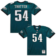 Jeremiah Trotter Philadelphia Eagles 2000 Legacy Throwback Replica Jersey Green | Mitchell & Ness