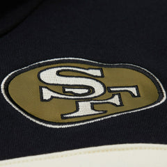 San Francisco 49ers Vintage Logo Head Coach Hoodie Olive | Mitchell & Ness