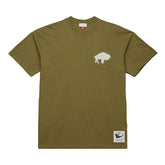 Buffalo Bills Vintage Logo Premium T-Shirt Olive | Mitchell & Ness